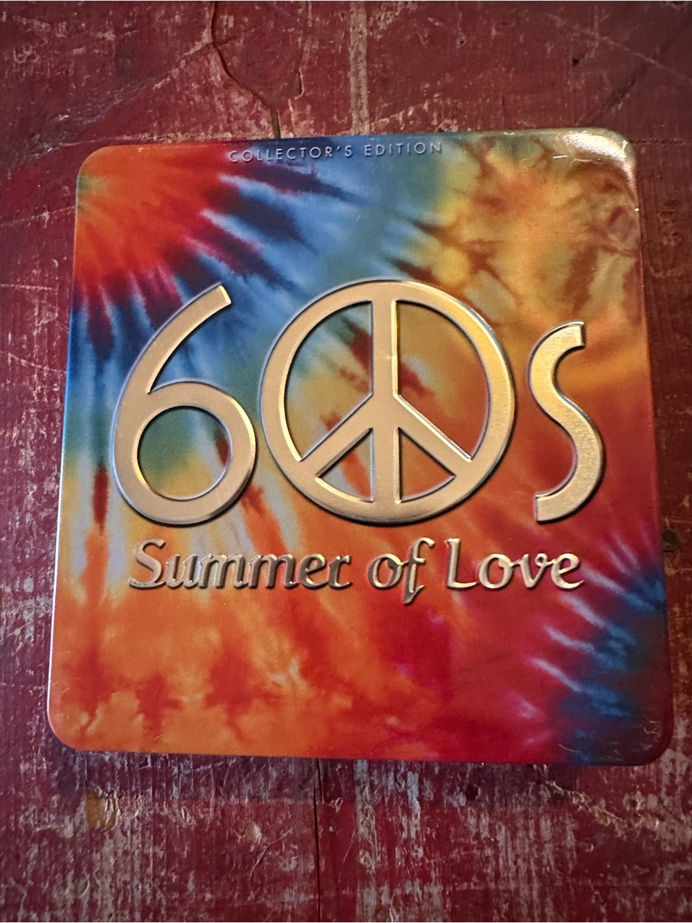 2️⃣60s 3 CD Summer of Love Tie-Dye Collector's Edition Tin and CDs